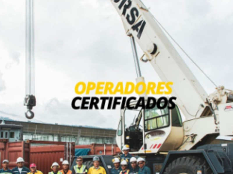  Servicio Operadores Grúas Certificados