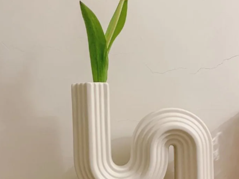 Jarrón "Geometría Minimalista" 