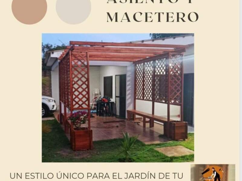 Pérgola caoba Bolivia