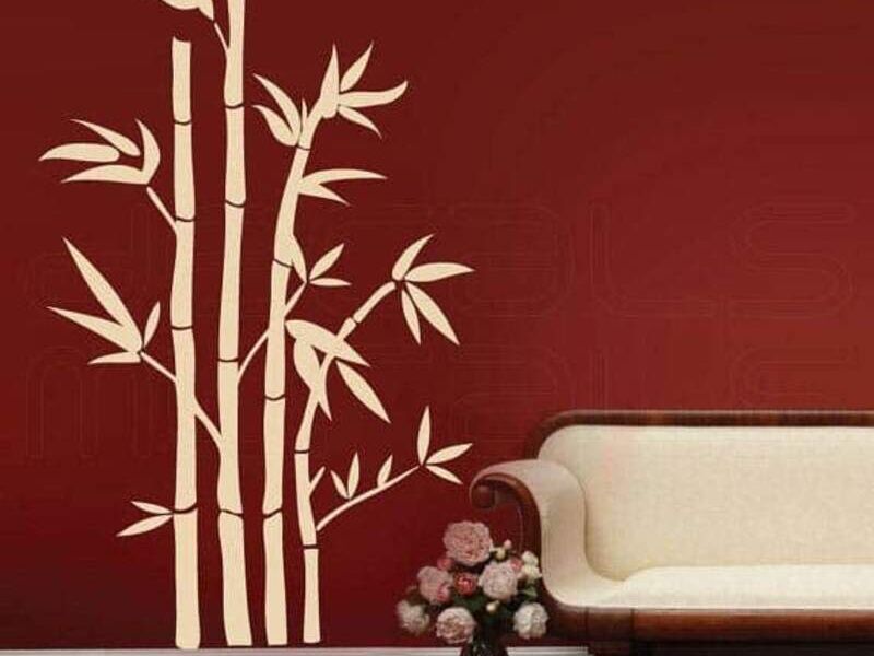 Pintura bambus Bolivia 