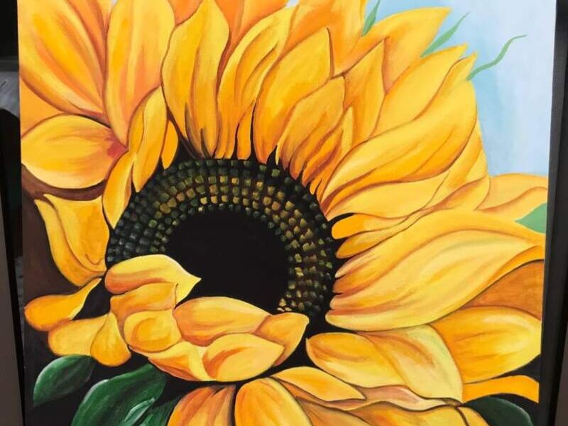 Cuadro girasol Bolivia