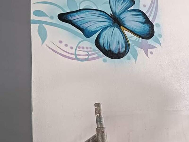 Pintura mariposa Bolivia 