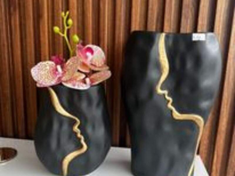 Florero negro Bolivia 