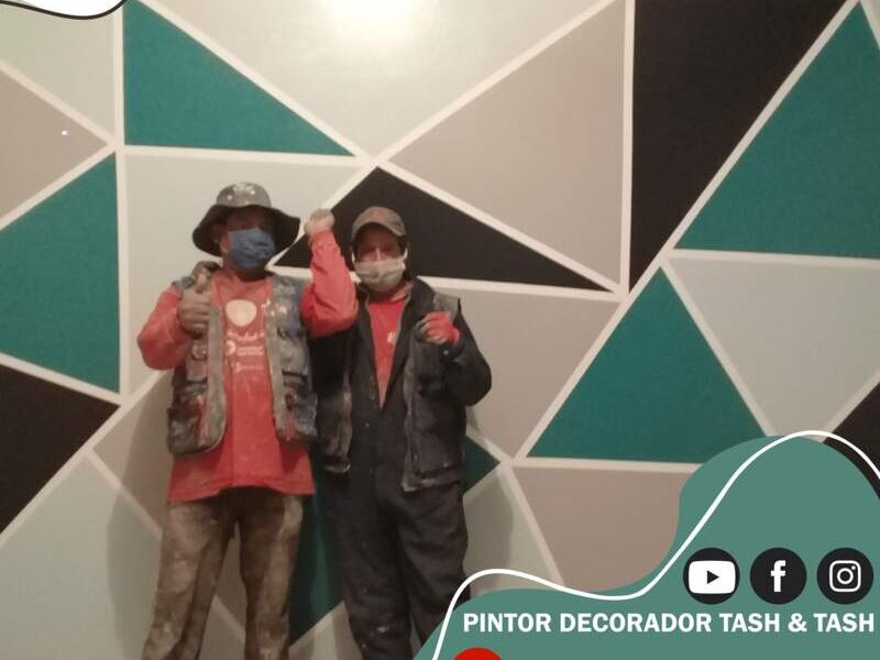Pintura triángulos Bolivia 