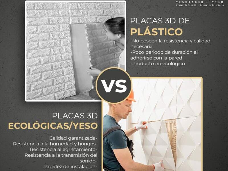 Pared 3D plástico Bolivia 