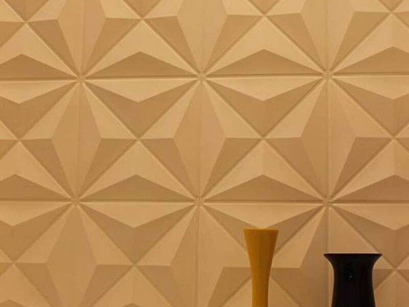 Pared 3D diamante dorado Bolivia 