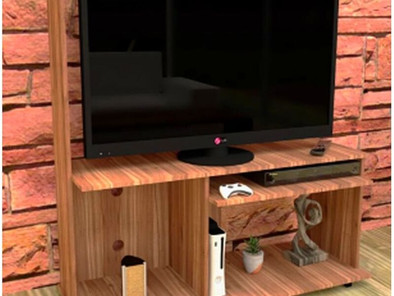 Rack TV hasta 55" color nogal TRINIDAD