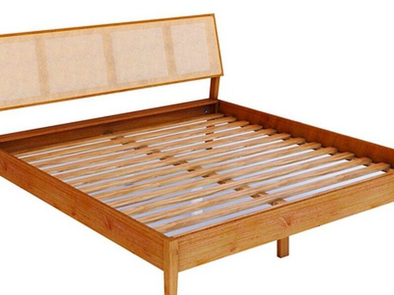 Cama king color miel SANTA CRUZ