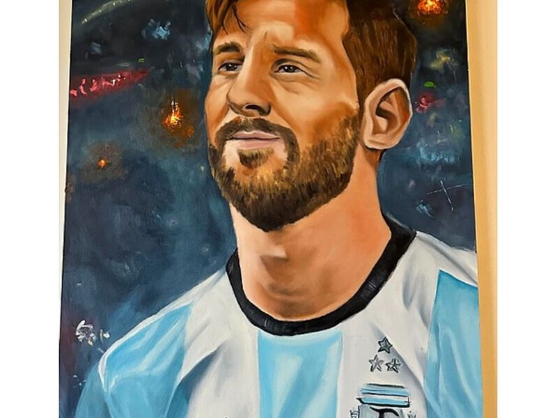 Cuadro Decorativo Messi Bolivia