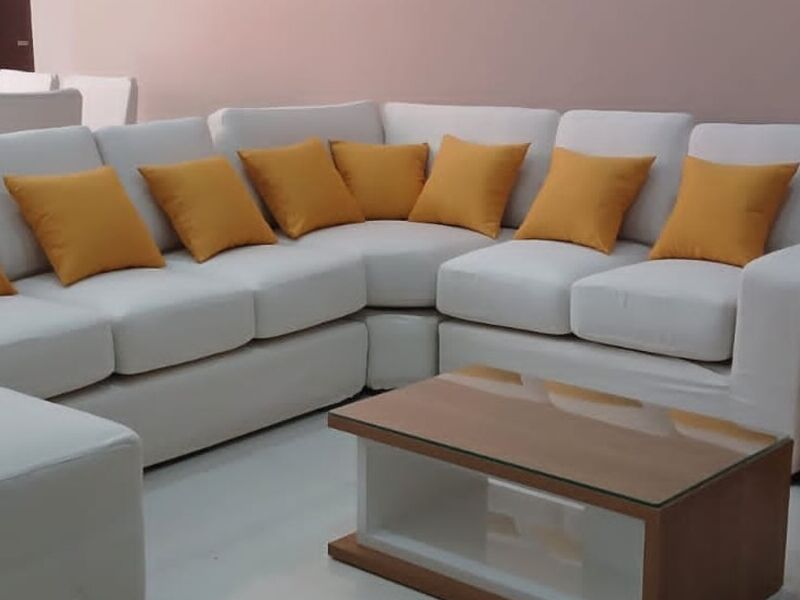 Juego Sala Blanco Esquinero Sucre