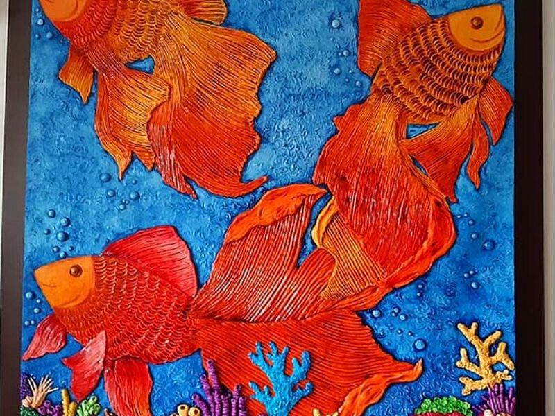 Cuadro Decorativo Peces Bolivia