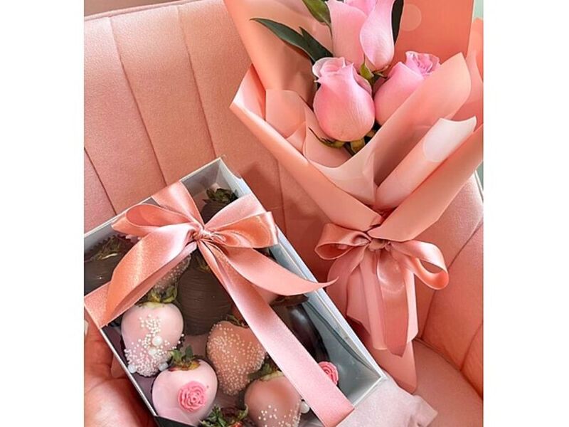 Florero Rosa Bolivia