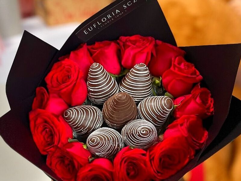 Florero Rosas Bolivia