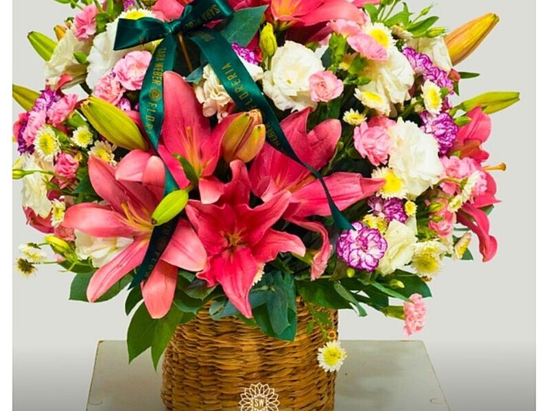 Florero Tejido Bolivia