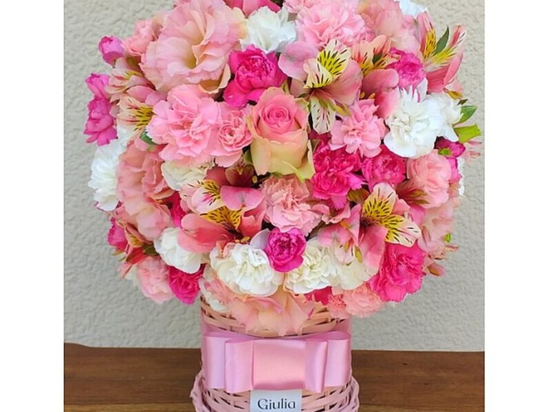 Florero Rosa Bolivia