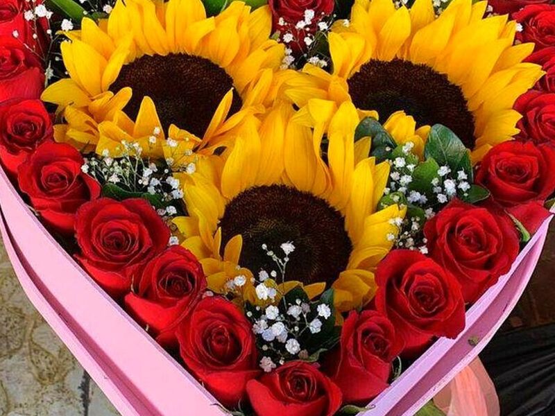 Florero Corazon Bolivia