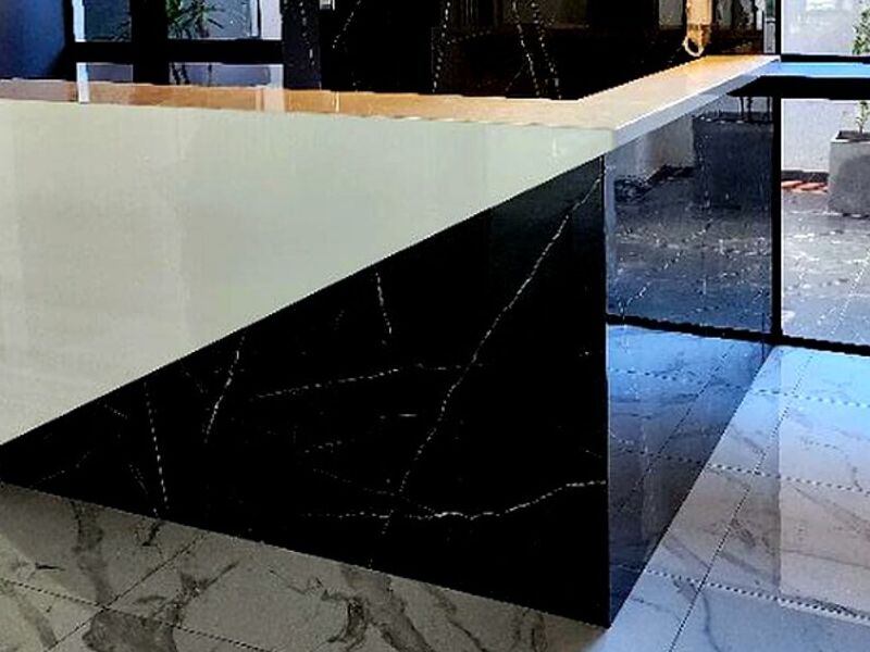 Mesa blanca marmol Bolivia