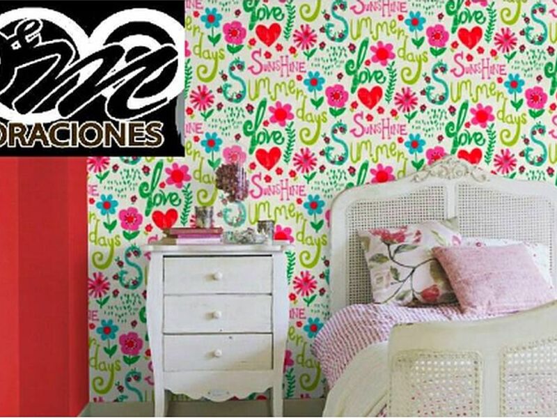 Vinil decorativo Flor Bolivia