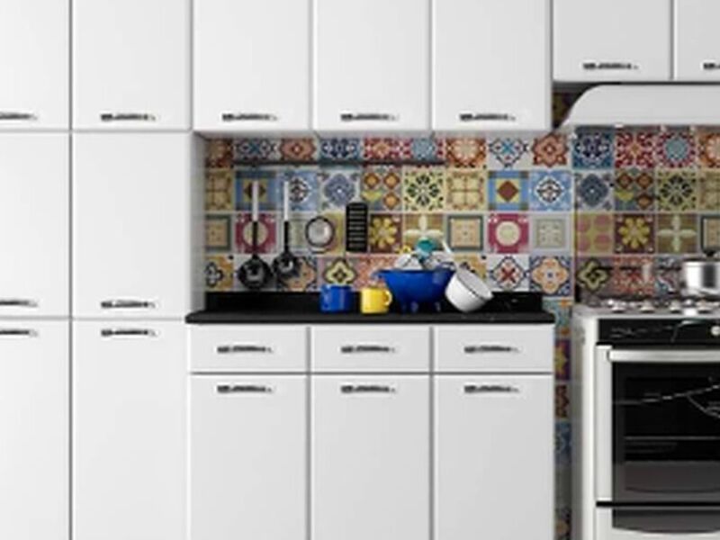 Mueble de cocina blanco Bolivia 