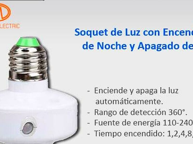 Soquets con Fotocelula Bolivia