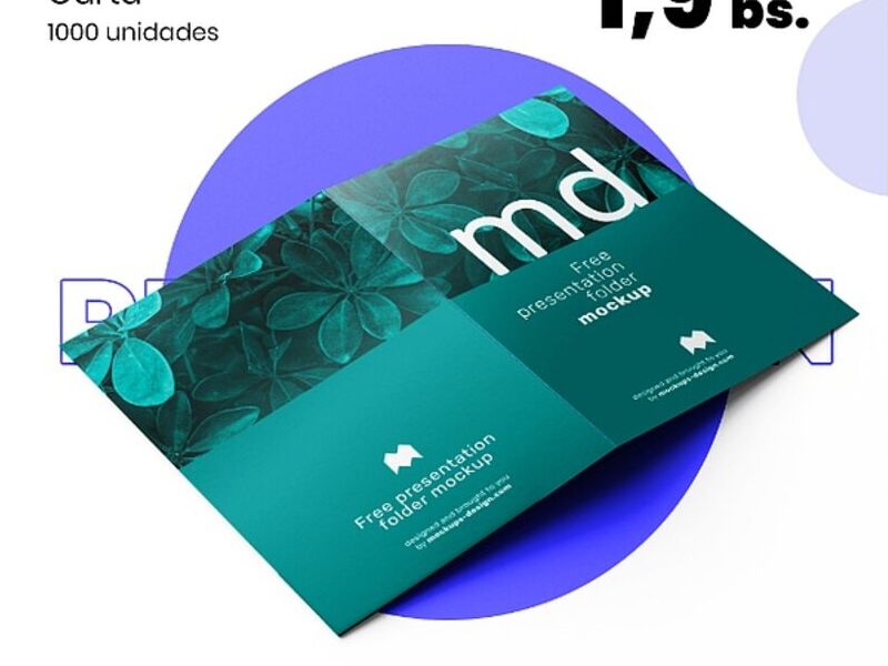 Folders tamaño carta Bolivia 