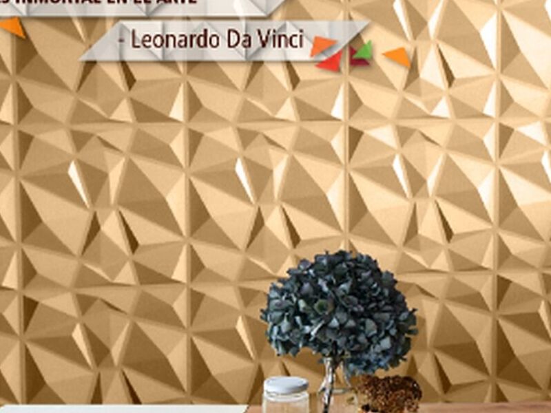 Pared 3d Geométrica Bolivia 