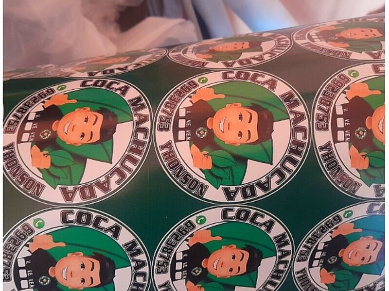 Sticker circular Bolivia 