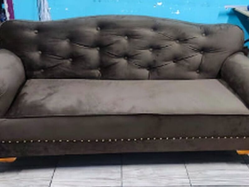 Retapizado Sillón 3P Marrón Cochabamba