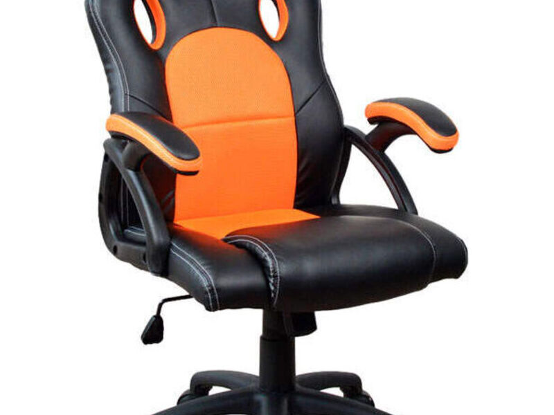 SILLA GAMER NARANJA1