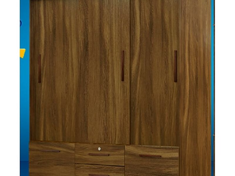 Armario Ropero Madera Café Sta Cruz