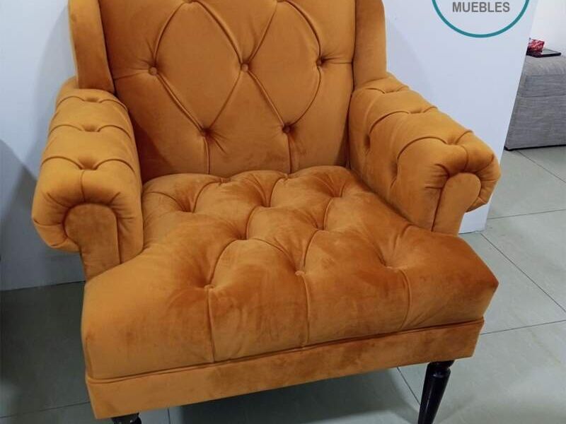 Sofá Clásico Naranja Cochabamba