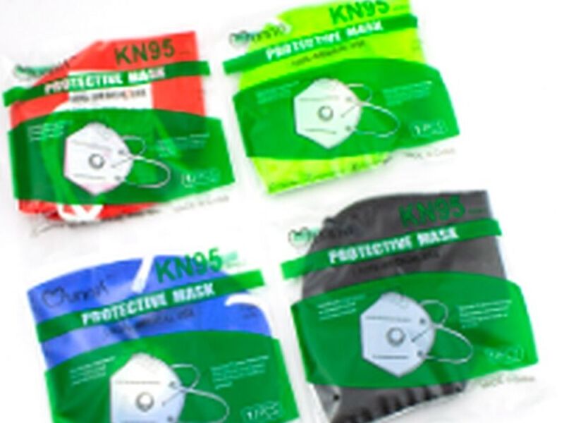 Barbijo KN95 con Válvula para Adultos