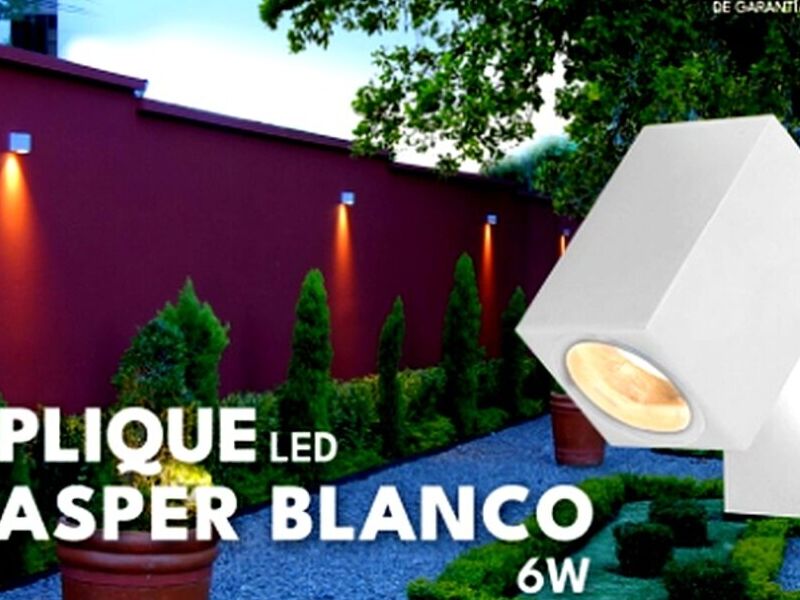 Iluminacion pared Casper blanco Bolivia