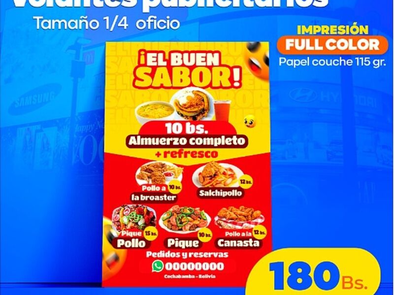 Volantes Bolivia 