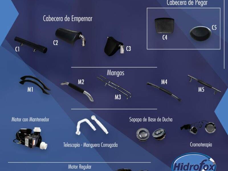 Repuestos y accesorios duchas Bolivia