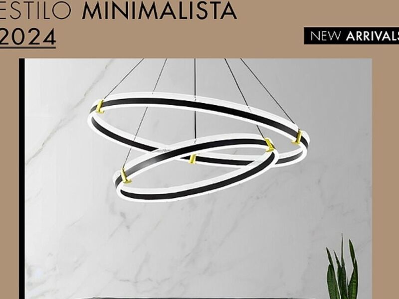 Lámpara minimalista 2 circular Bolivia 