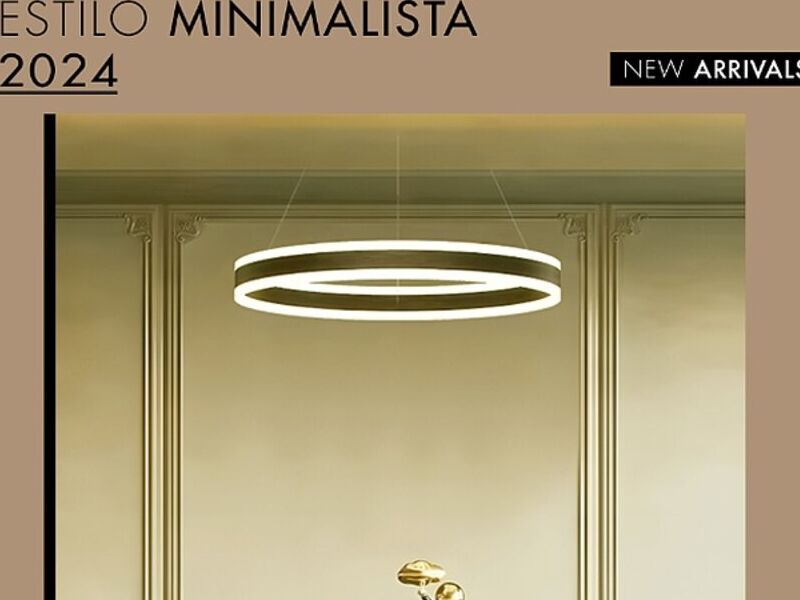 Lámpara minimalista circular Bolivia 
