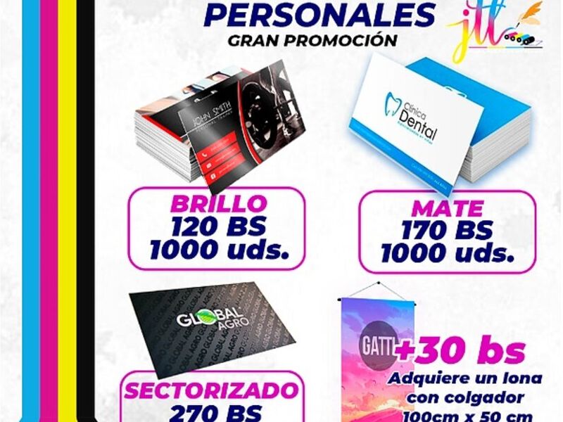 Tarjeta presentación Bolivia 