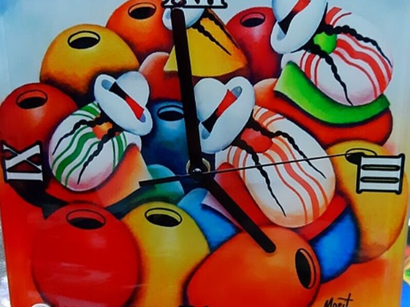 Reloj Pintado Mano Bolivia
