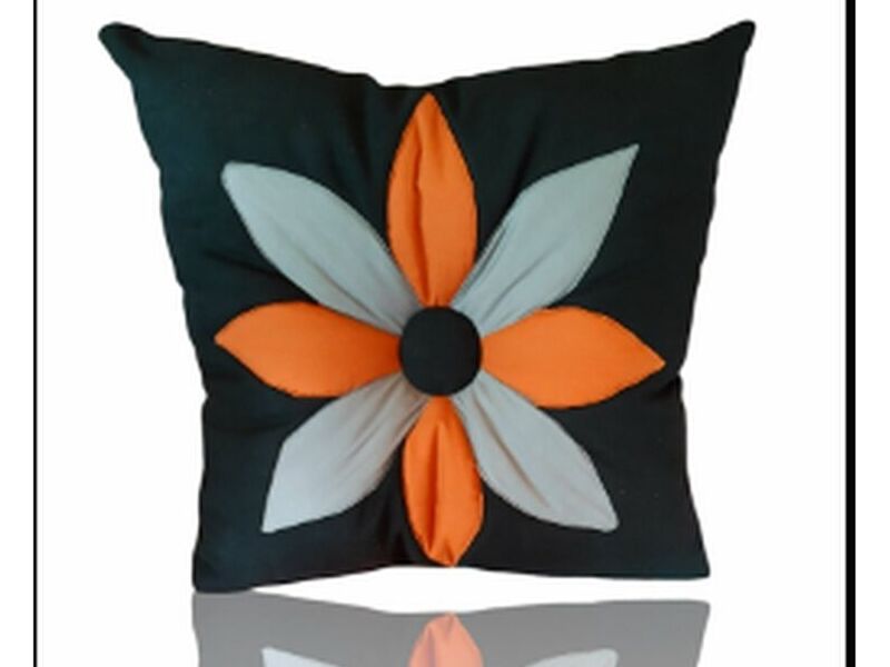 Cojín decorativo flor verde Bolivia 