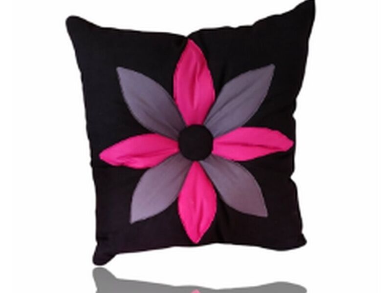 Cojín decorativo lila Bolivia 