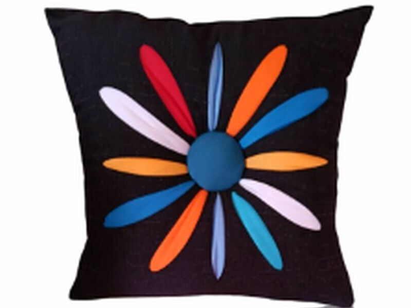 Cojín decorativo Flor Bolivia 