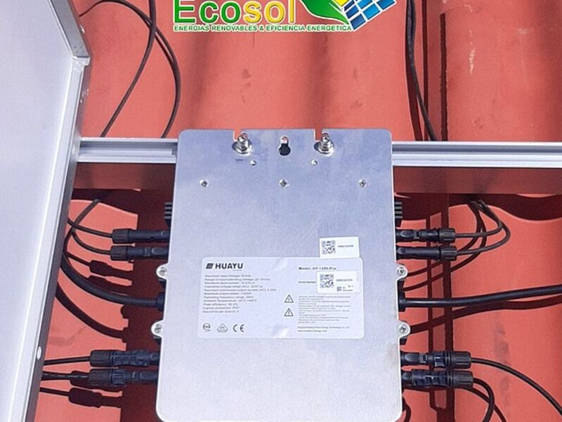Instalación de sistema fotovoltaico 200lt