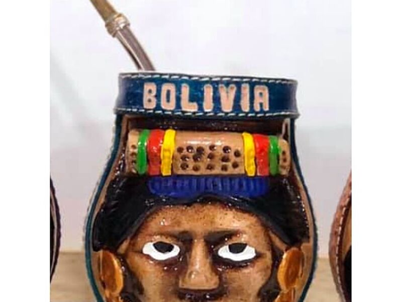 Jarron Mate Rostro Bolivia