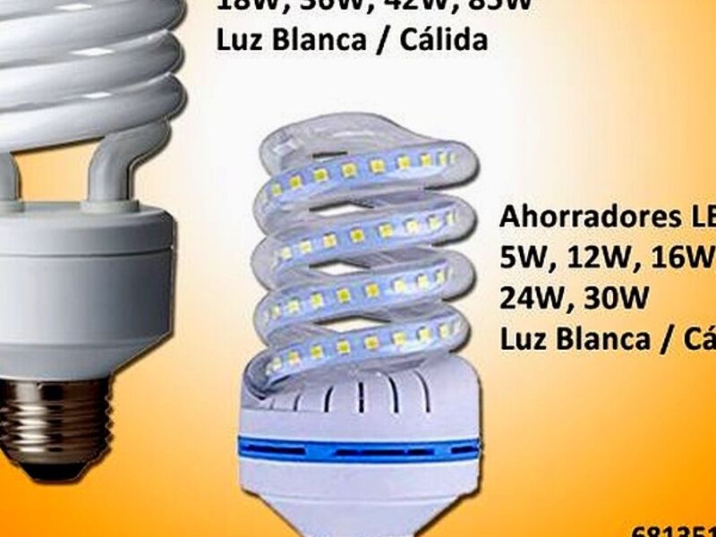 Focos ahorradores Fluorecentes Bolivia