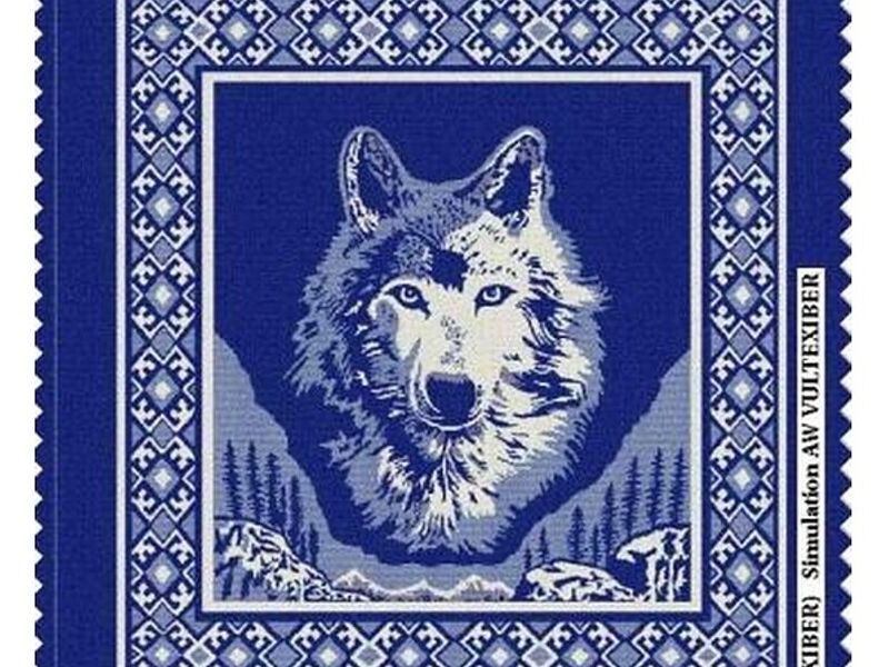 Alfombra Azul Lobo Bolivia