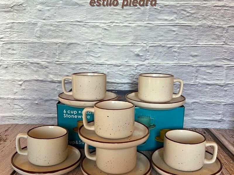 Taza con platillo Santa Cruz