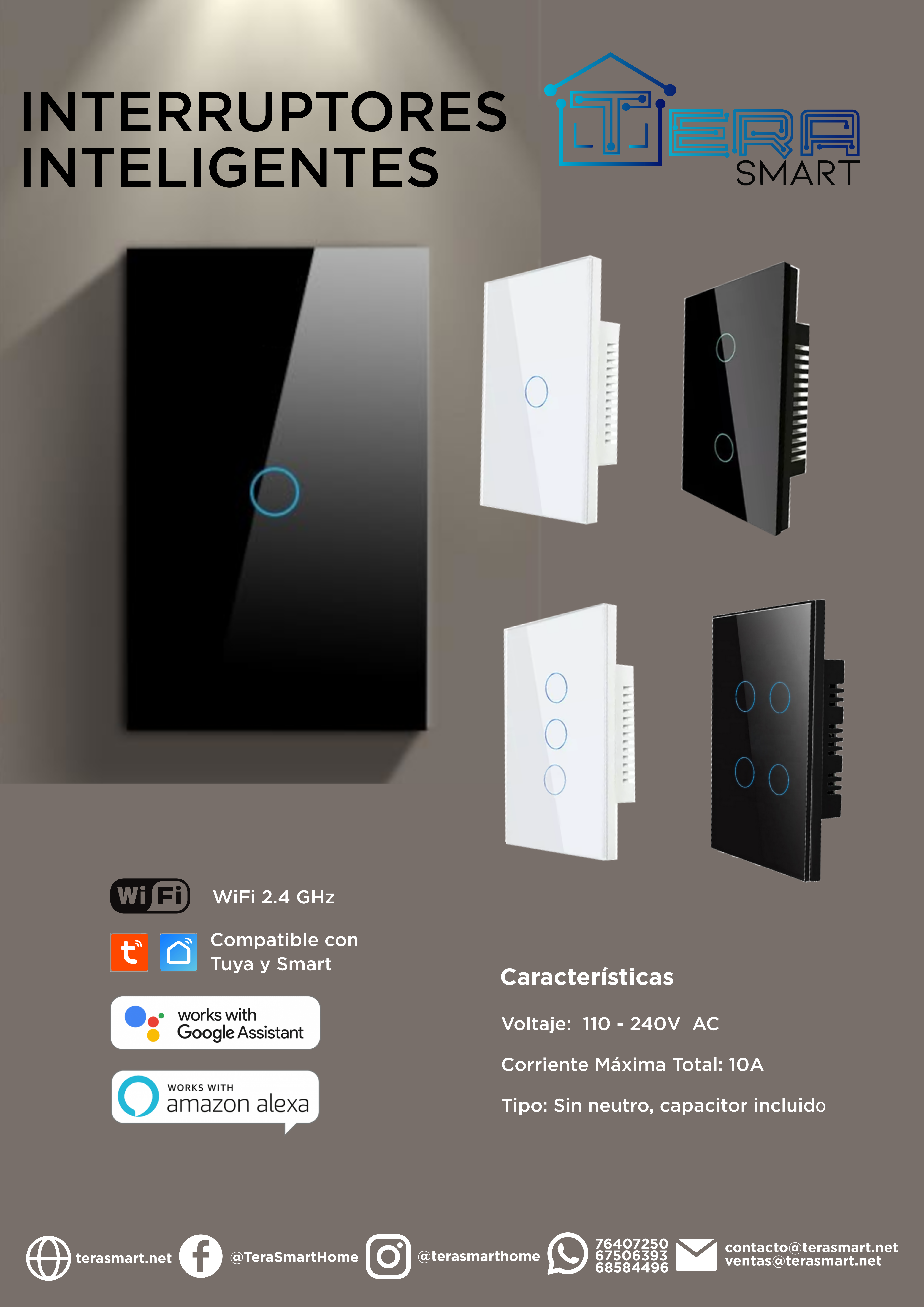 Interruptores de Pared Wifi