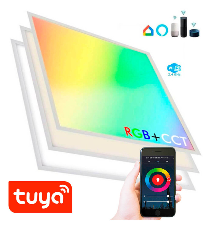 Panel LED RGB + CCT de 40 W