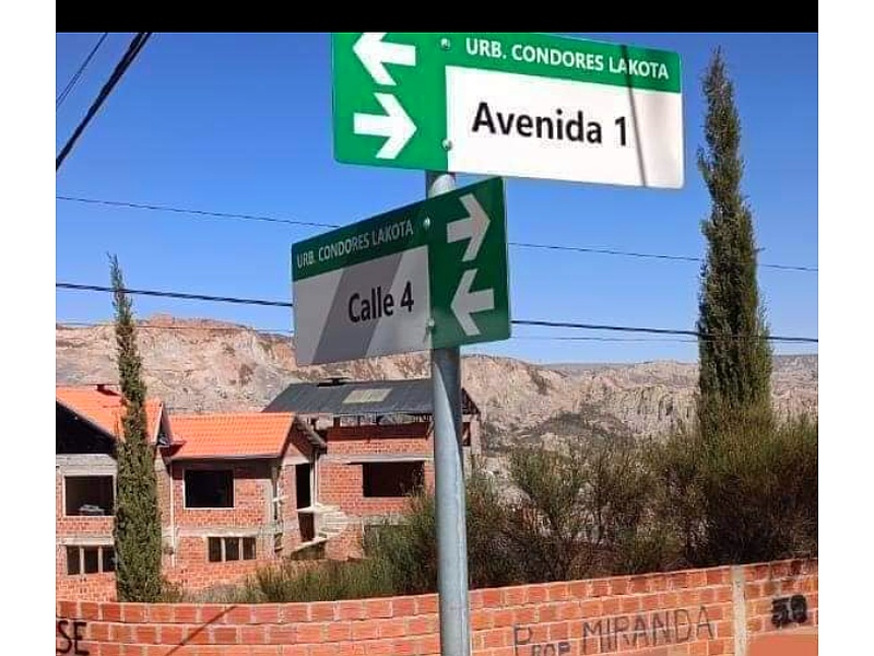 Señalización interna externa Bolivia 